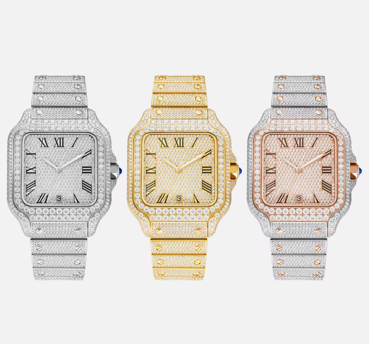 Divine Ice Bust Down Watch