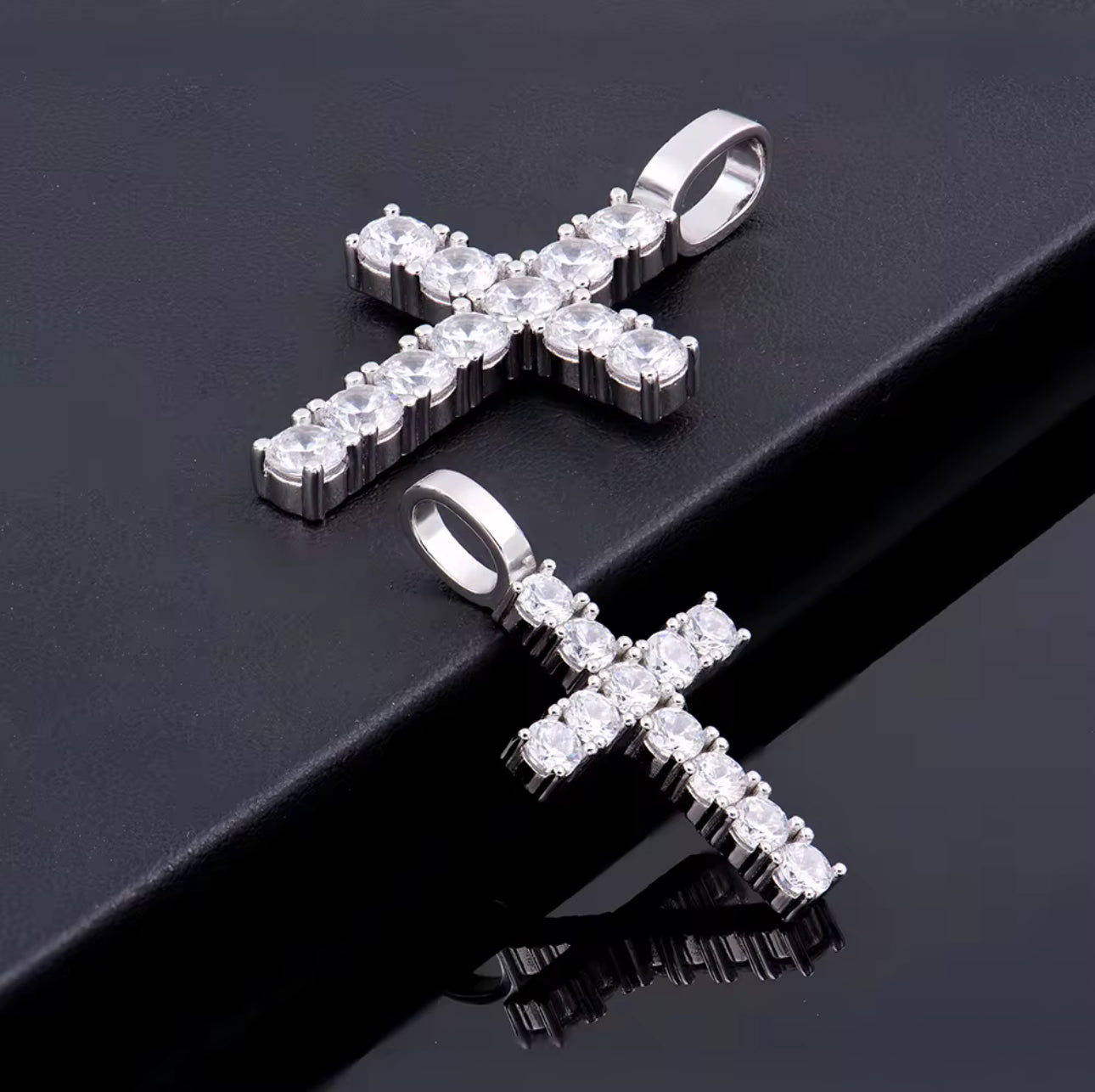 Divine Ice Cross Pendant